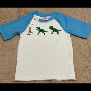 Hanna Andersson Dinosaur rash guard